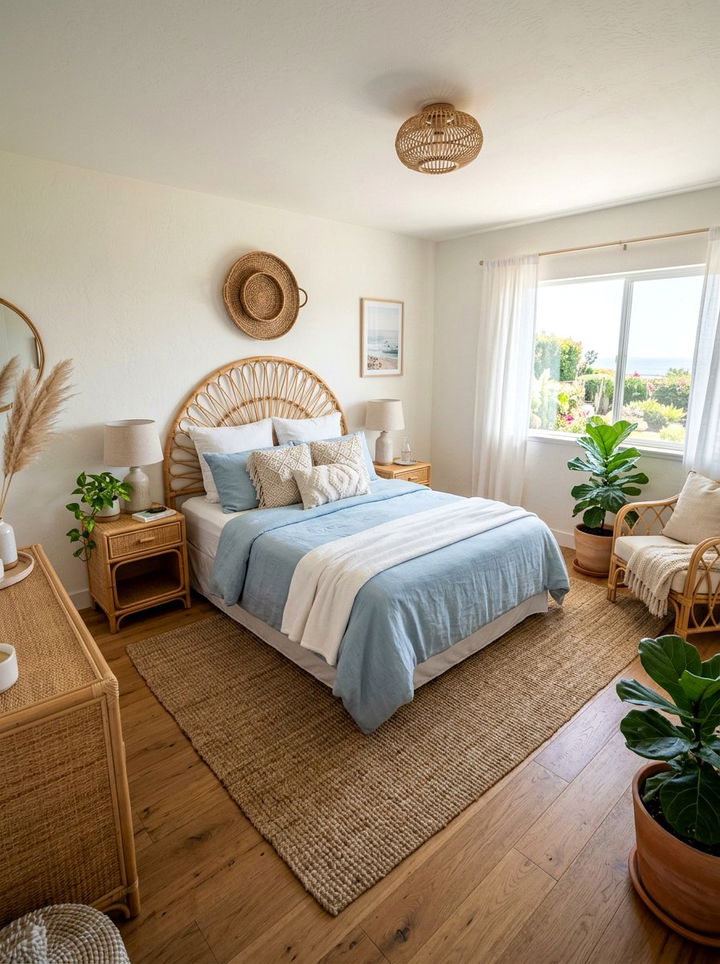 Rattan Furniture Bedroom - 30 feminine bedroom ideas