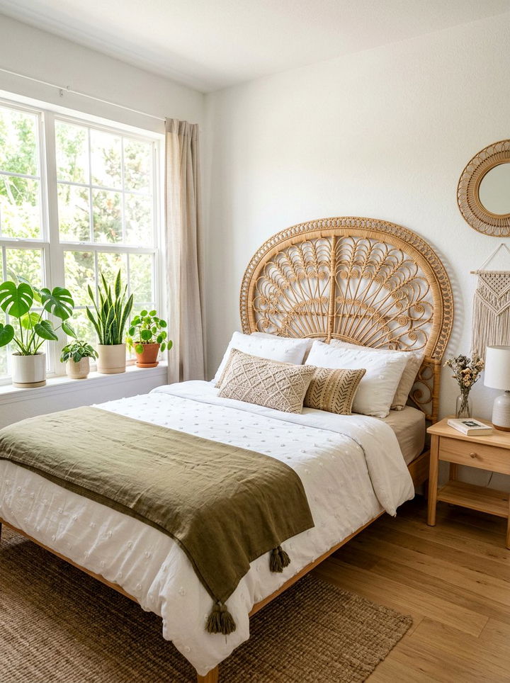 Rattan Headboard - 30 bedroom headboards