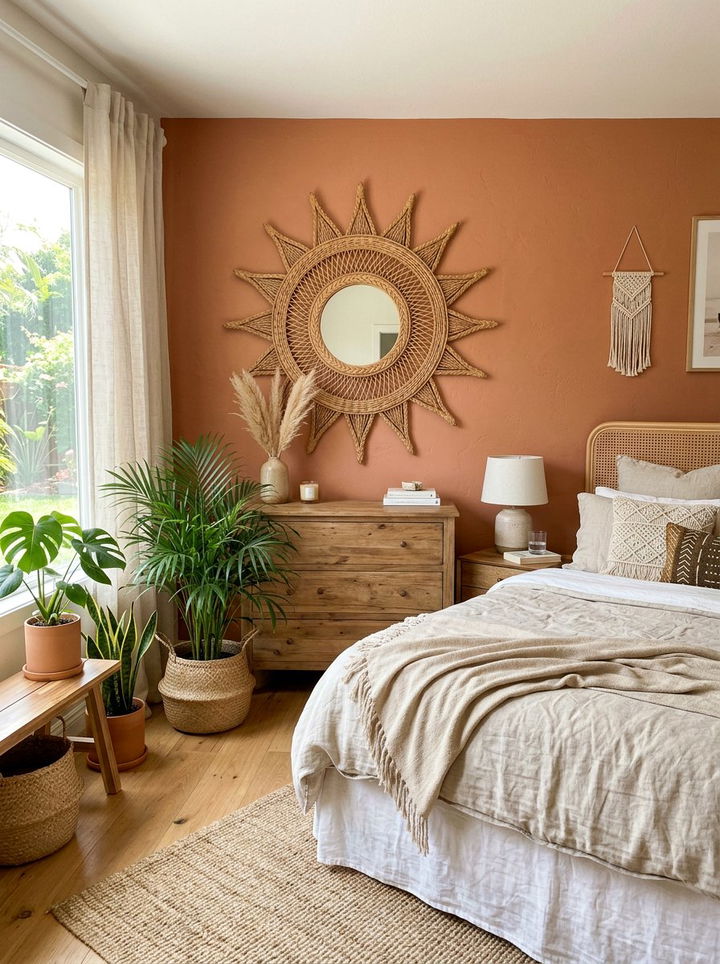 Rattan Or Wicker Mirror - 30 bedroom decorative mirrors