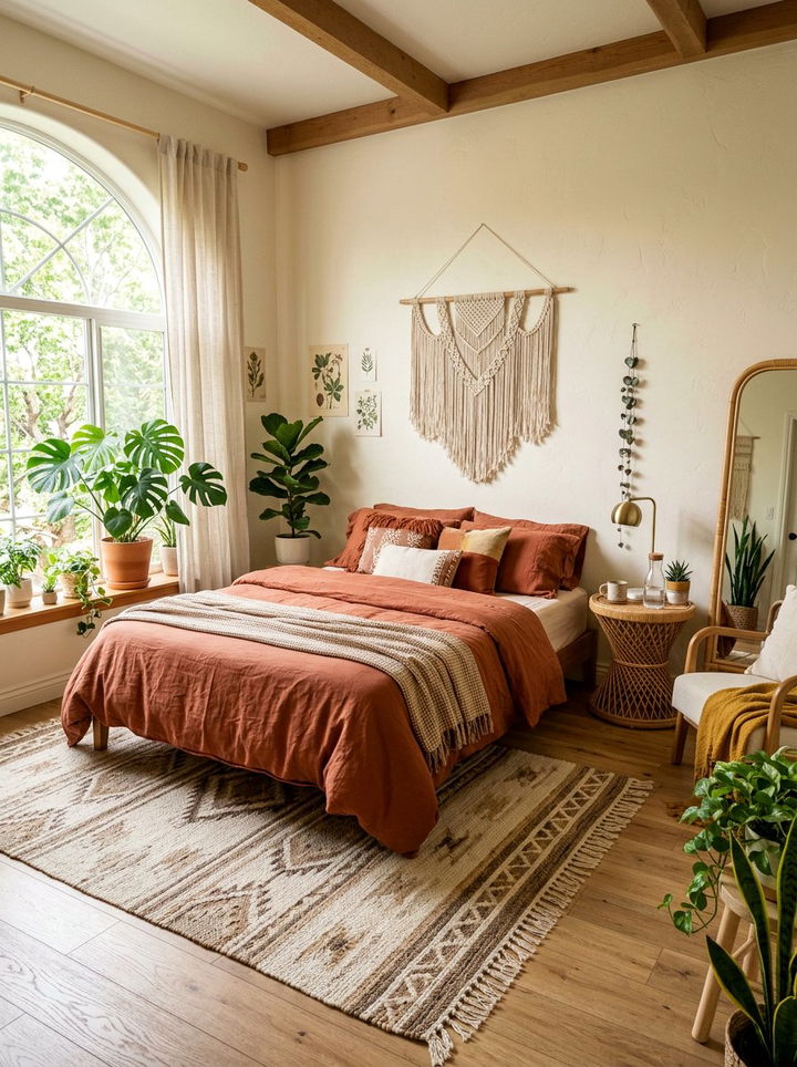 Rattan Round Nightstand - 30 bedroom round nightstands