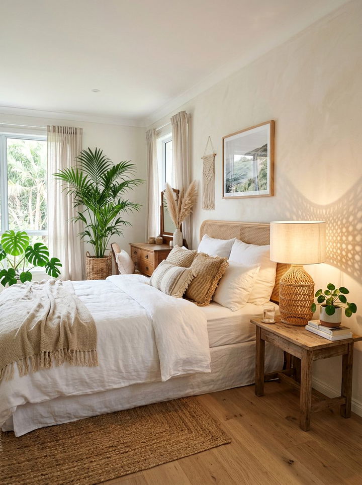 Rattan Table Lamp - 30 bedroom table lamps