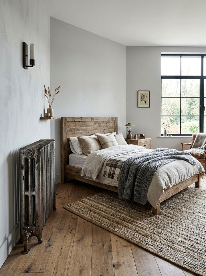 Raw Metal Industrial Radiator - 30 bedroom radiators