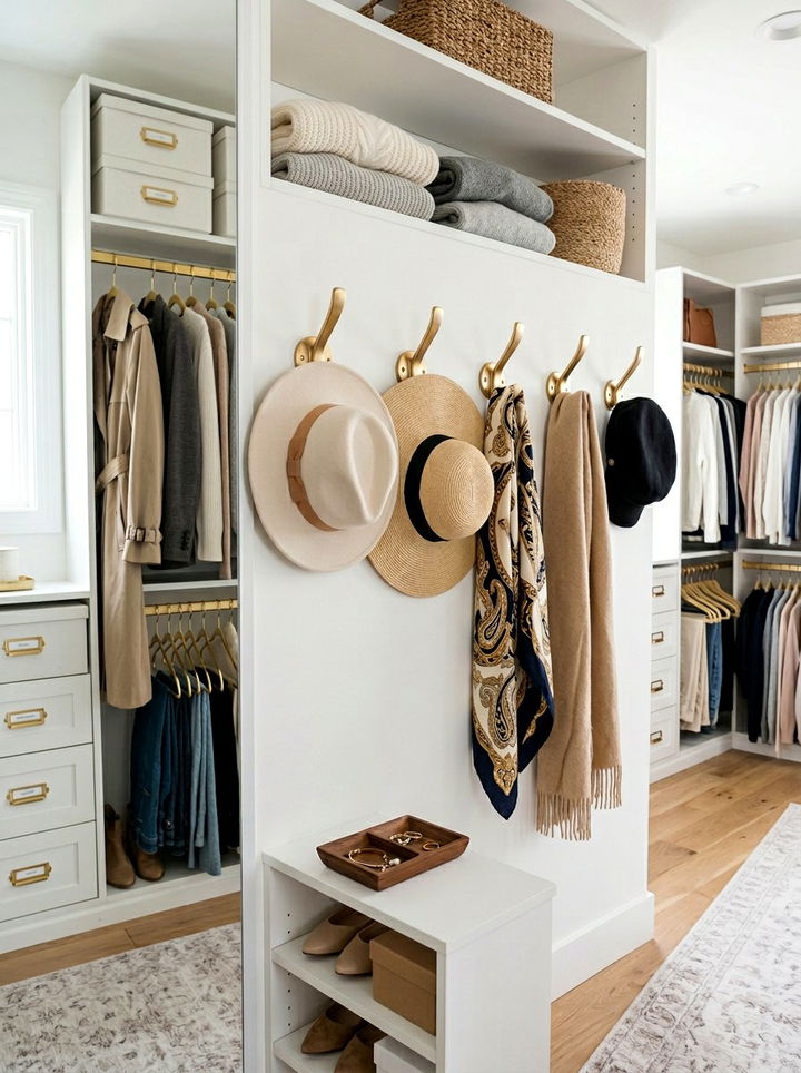 Reach In Closet Accessory Hooks - 30 bedroom reach-in closet ideas
