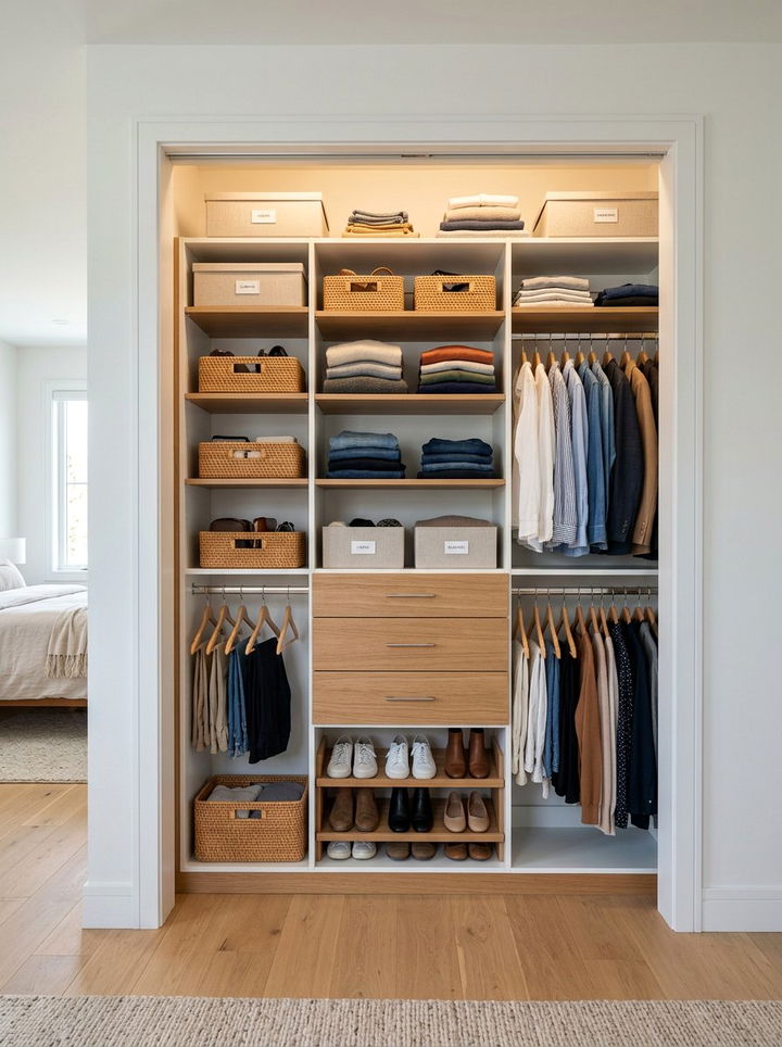 Reach In Closet Organizer - 30 bedroom closet organizers