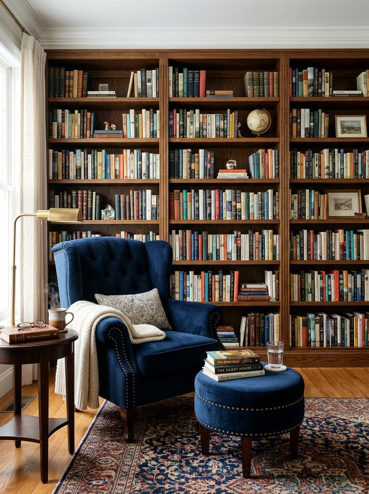 Reading Nook Chair - 30 bedroom seating ideas