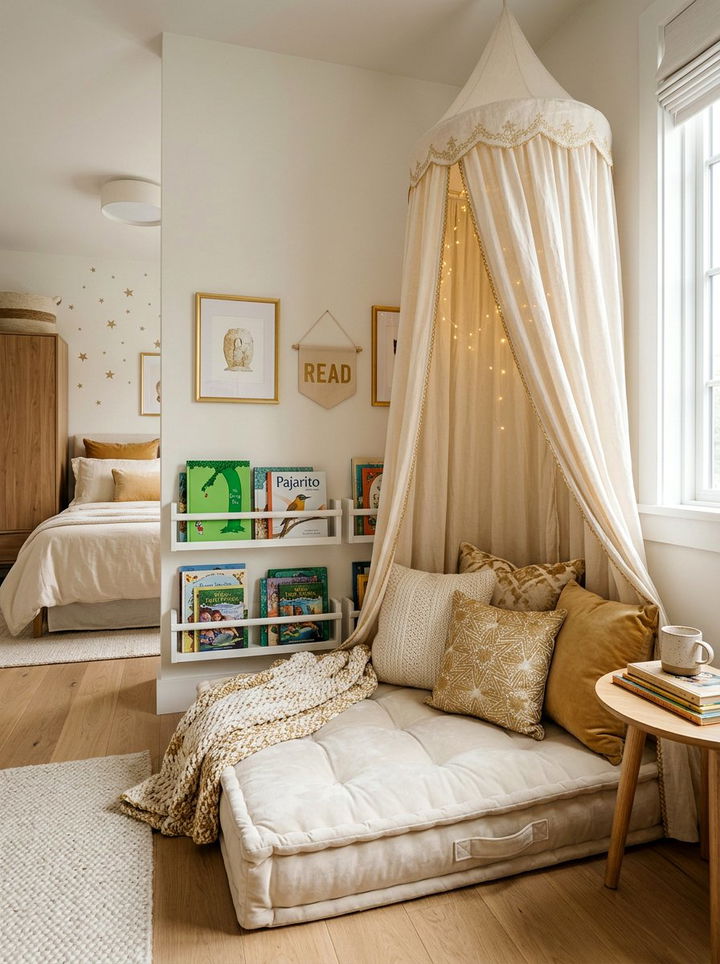 Reading Nook Corner - 30 kids bedroom ideas