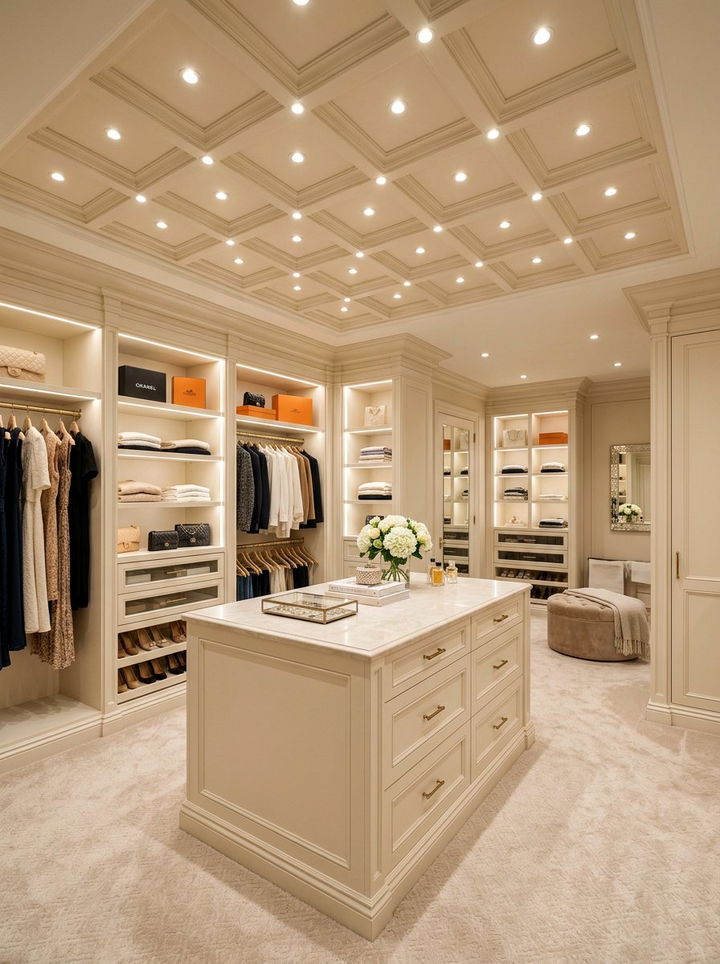 Recessed Ceiling Lights For Walk In Closets - 30 bedroom closet lighting ideas