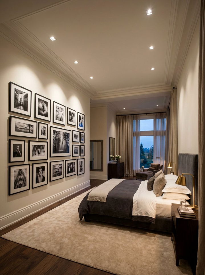 Recessed Ceiling Spotlight - 30 bedroom accent lighting ideas