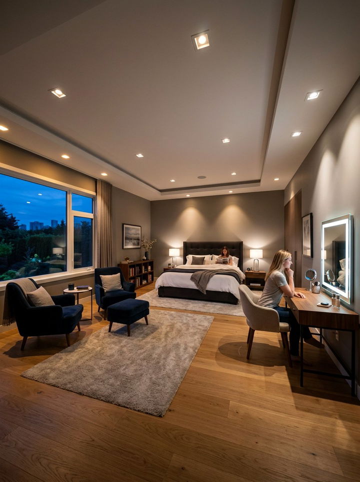 Recessed Lighting Bedroom Zones - 30 bedroom zoning ideas