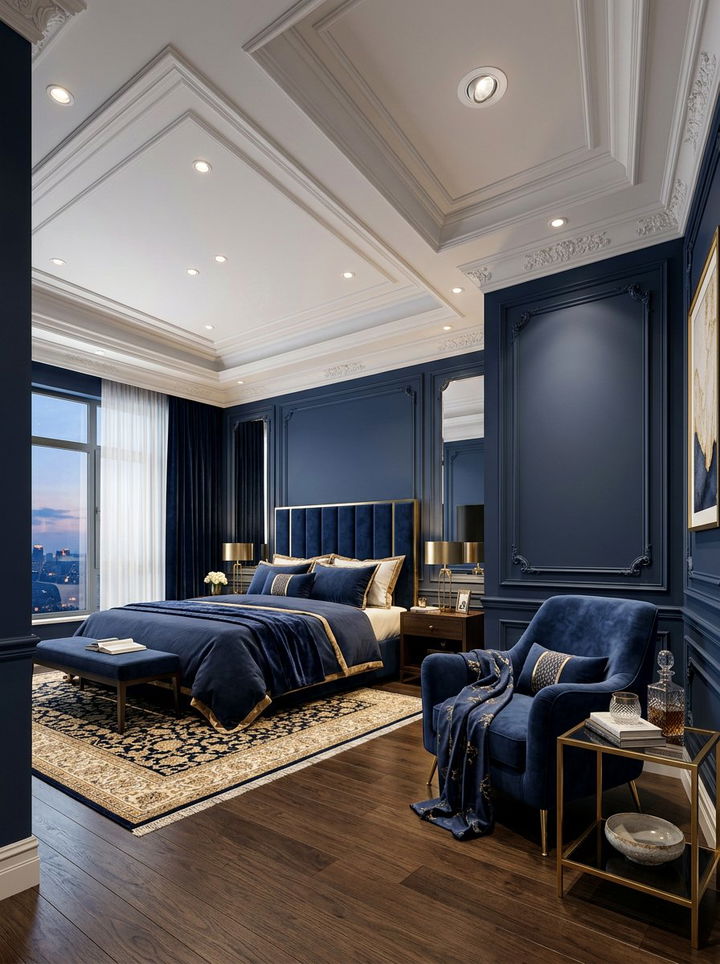 Recessed ceiling spotlight - 30 bedroom task lighting ideas