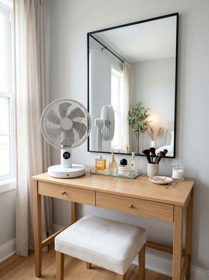 Rechargeable Cordless Desk Fan - 30 bedroom desk fans