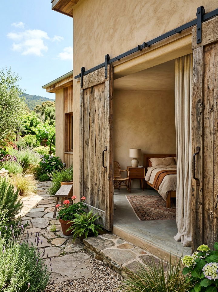 Reclaimed Timber Slider - 30 bedroom sliding doors