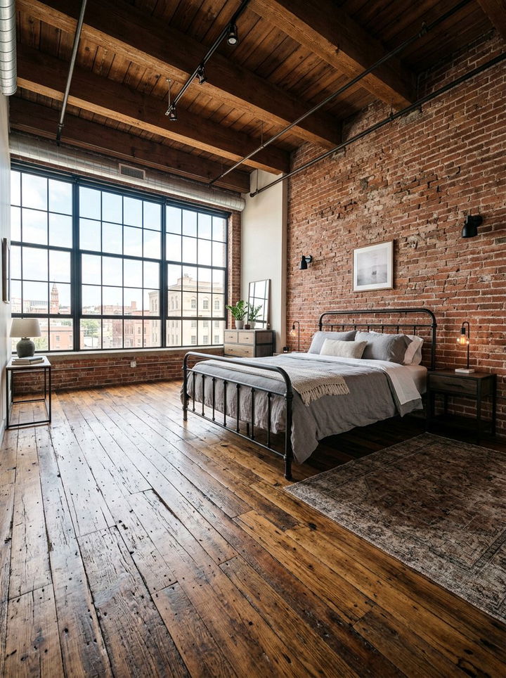 Reclaimed Wood Floor - 30 bedroom hardwood floors