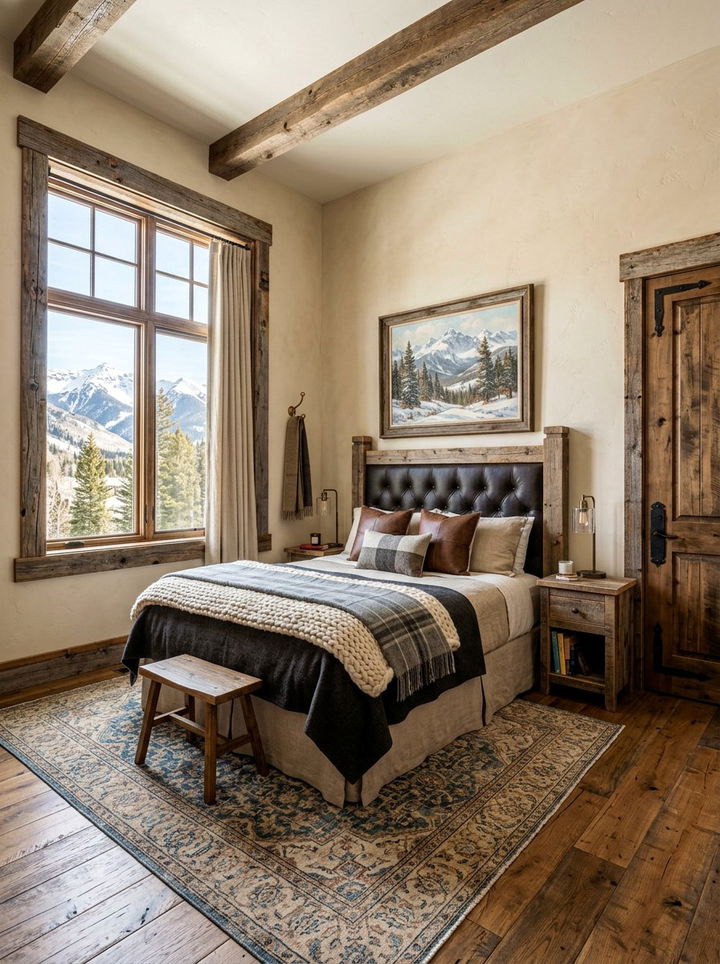 Reclaimed Wood Trim - 30 bedroom trim ideas