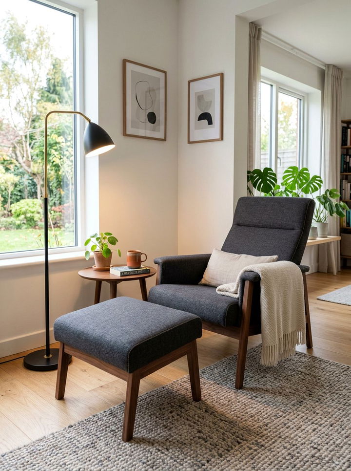 Reclining Accent Chair - 30 bedroom adjustable furniture ideas