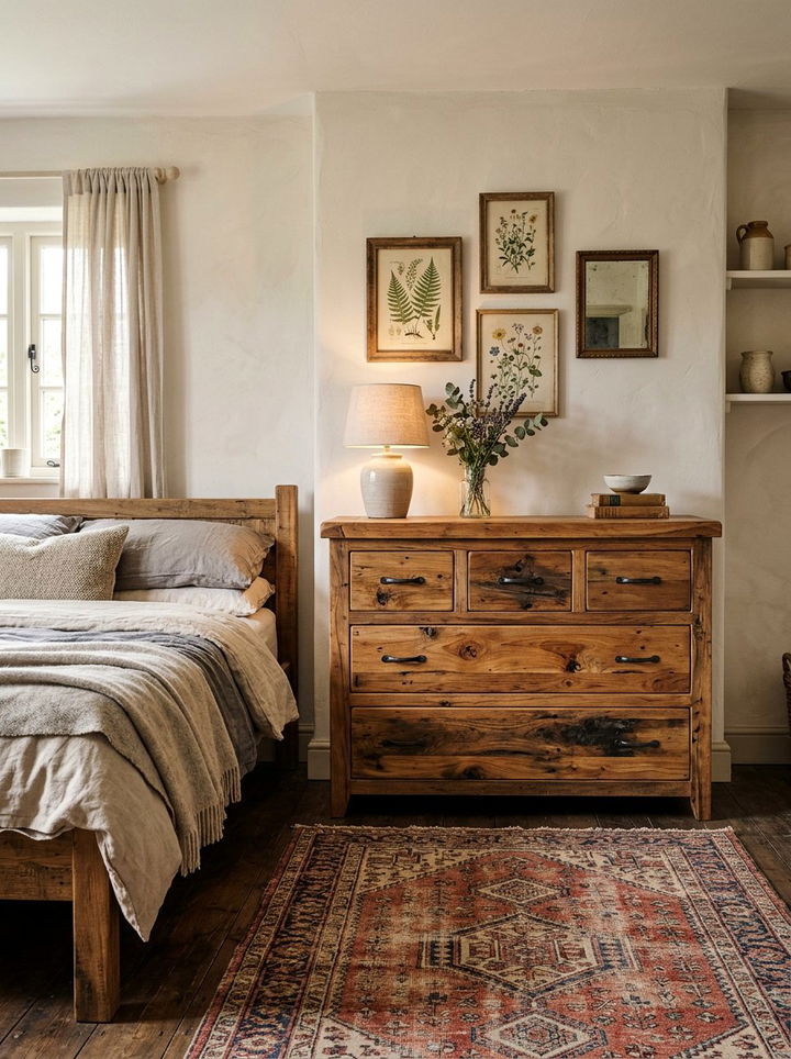 Recycled Teak Chest of Drawers - 30 bedroom teak furniture ideas