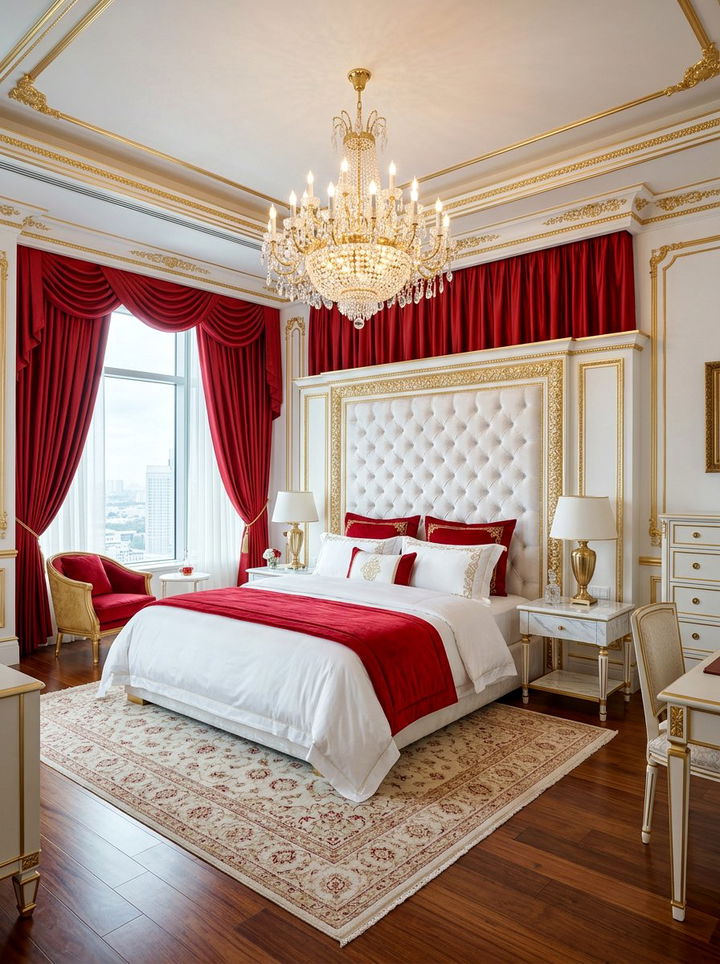 30 Red and White Bedroom Color Combo Ideas for Bold Style