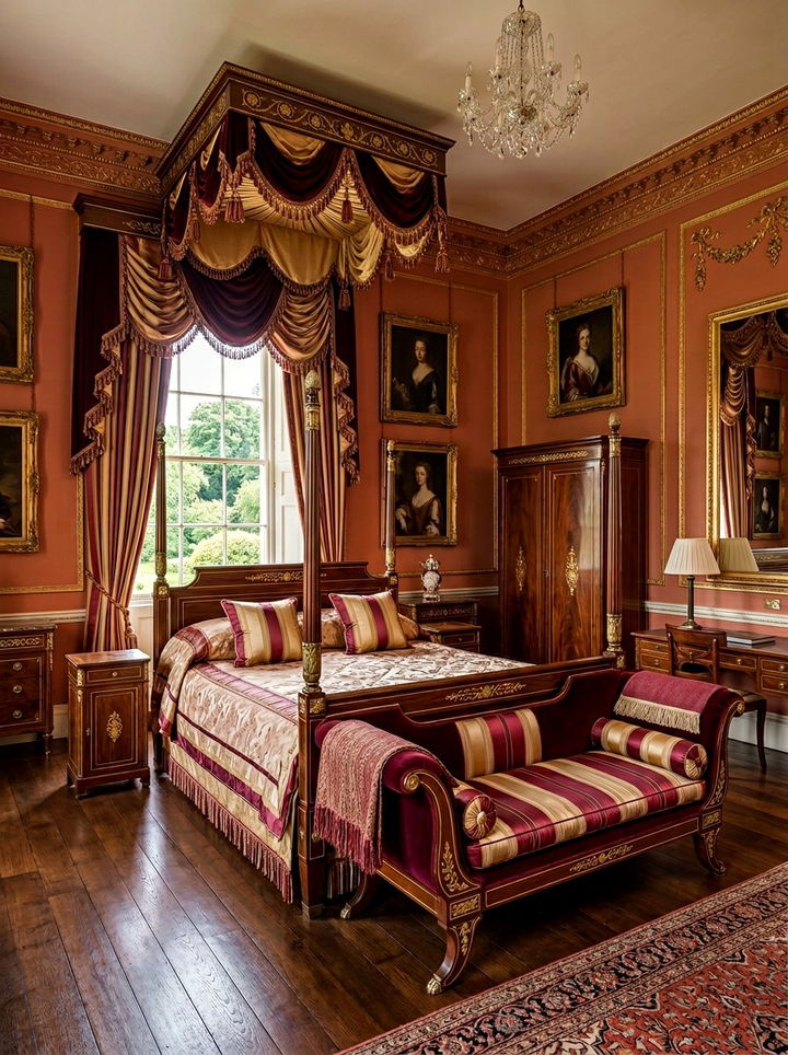 Regency style bedroom - 30 Georgian bedroom ideas