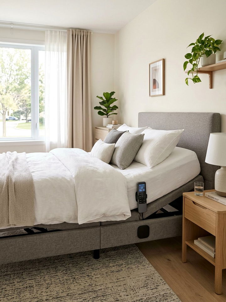 Remote Control Adjustable Bed - 30 bedroom adjustable beds