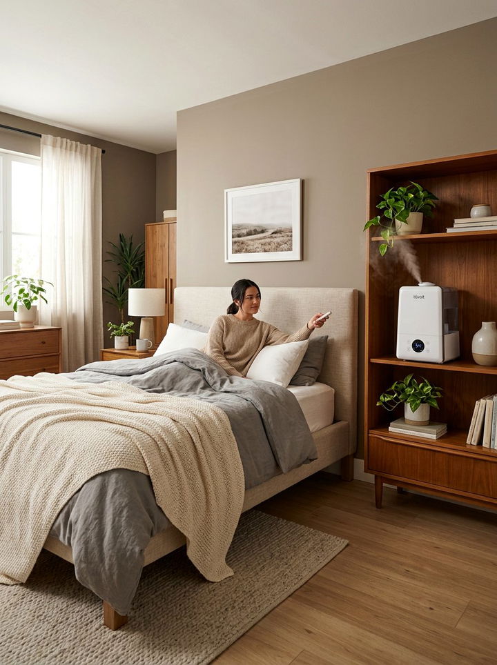 Remote Controlled Humidifier - 30 bedroom humidifiers