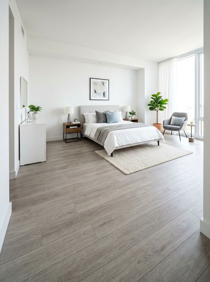 Removable Vinyl Floor - 30 no damage bedroom ideas