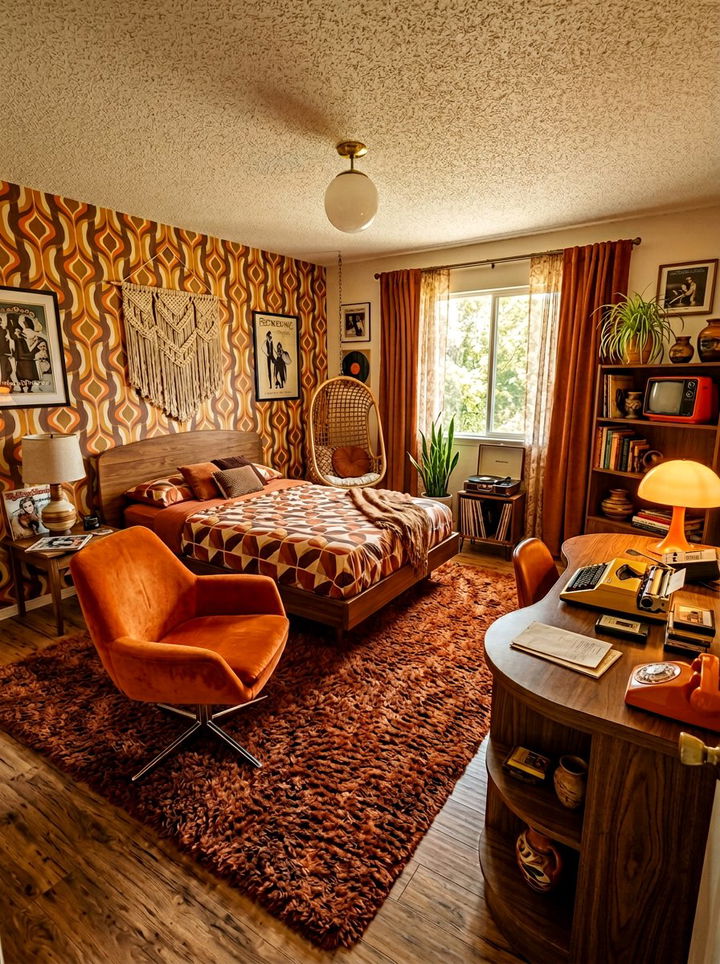 Retro 70s Bedroom - 30 bedroom inspiration boards