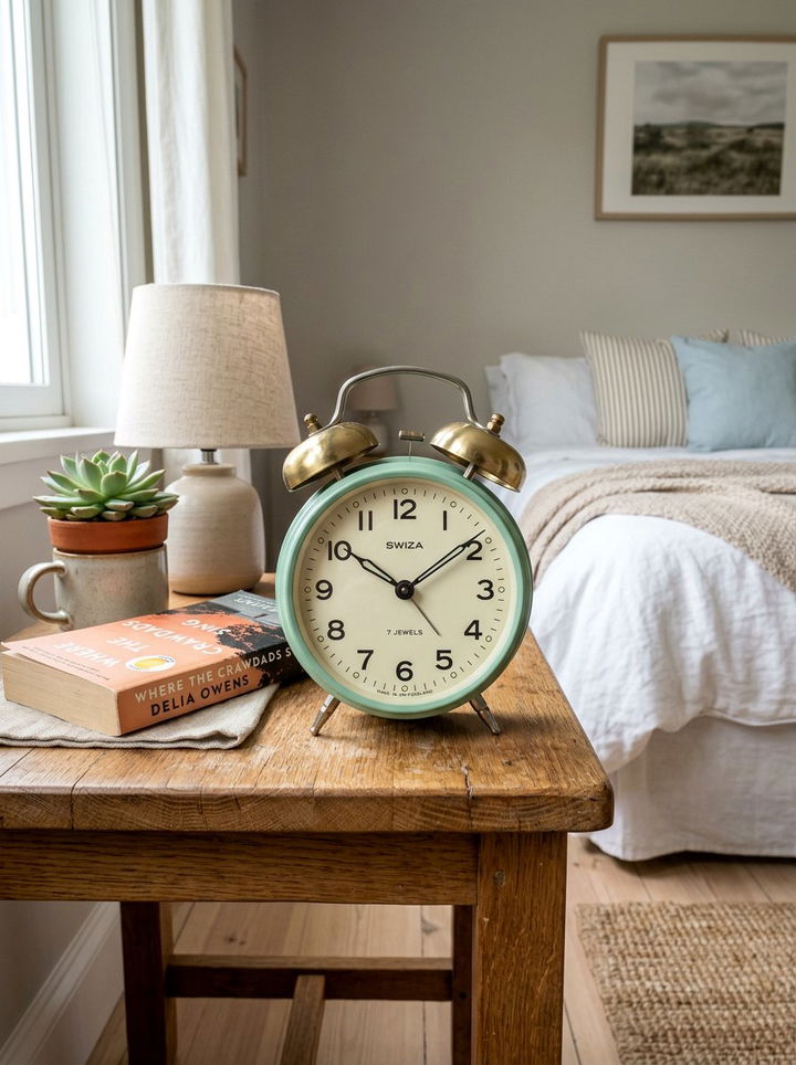 Retro Alarm Clock - 30 secondhand bedroom ideas