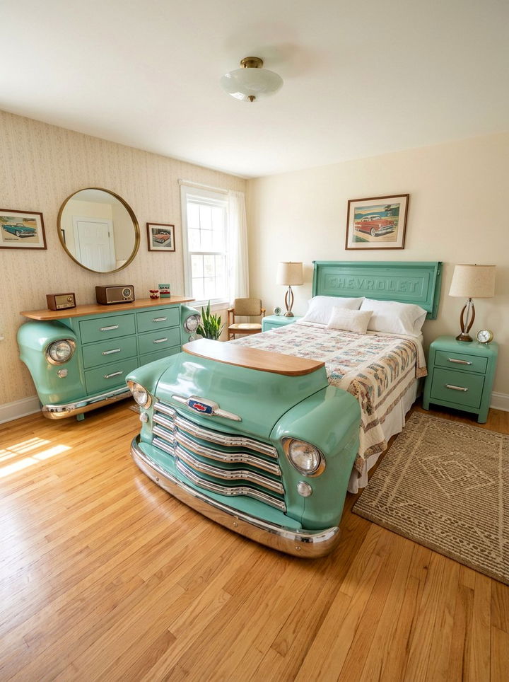 Retro Chevy Truck Furniture - 30 truck bedroom ideas