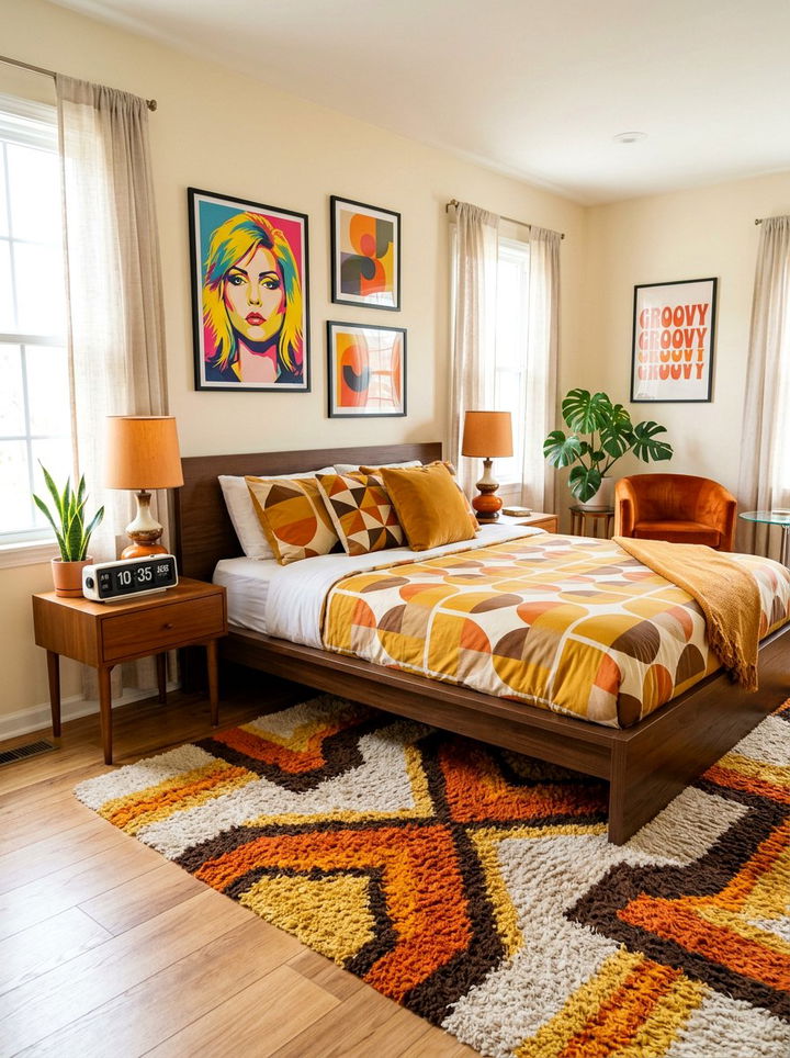 Retro flip clock nightstand - 30 bedroom vintage clocks