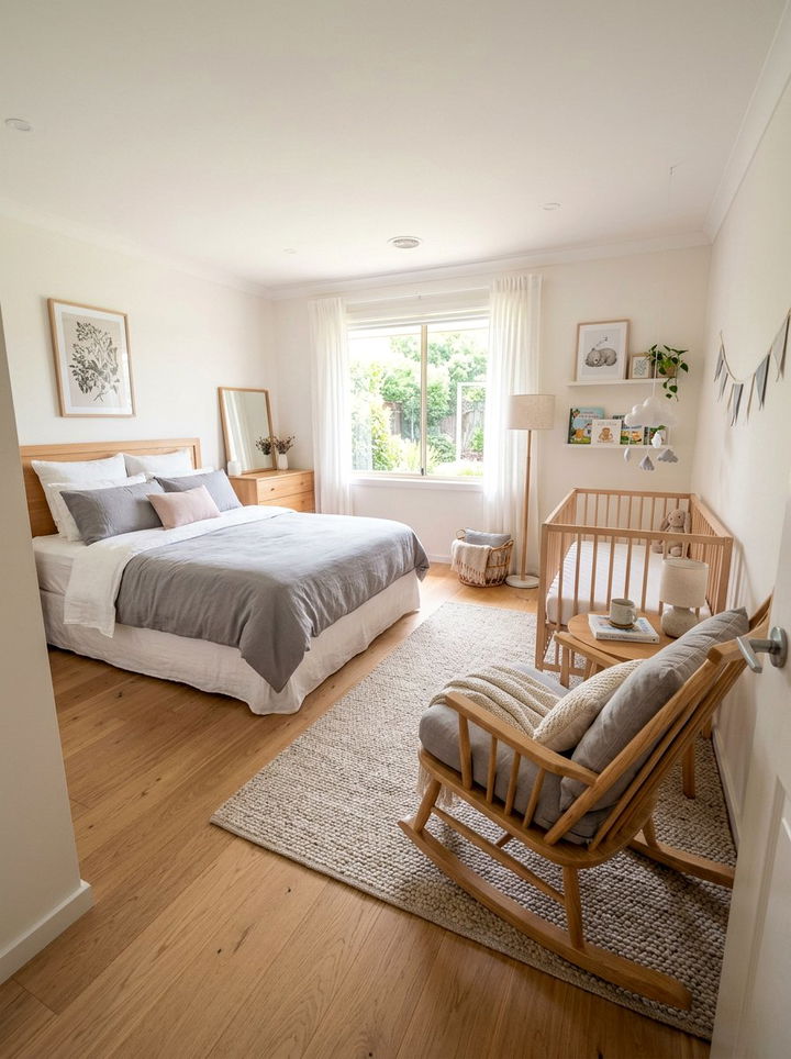 Rocking Chair - 30 bedroom seating arrangements ideas