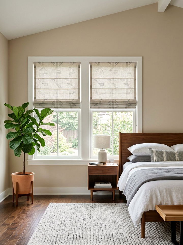 Roman shades - 30 bedroom window treatments