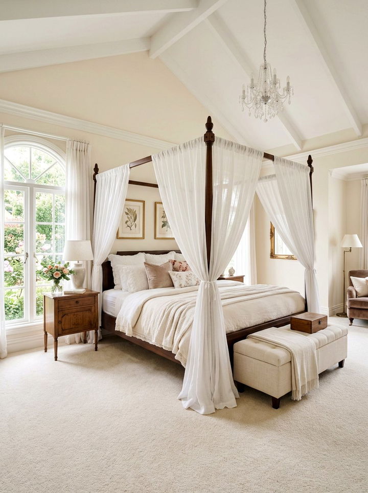 Romantic Canopy Bedroom - 30 feminine bedroom ideas