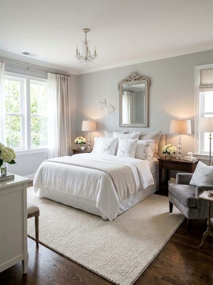 Romantic Dove Bedroom - 30 bird bedroom ideas