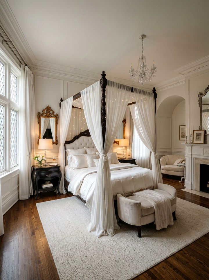 Romantic White Bedroom - 30 white bedroom ideas