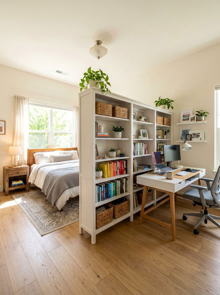 Room Divider Office - 30 bedroom home office ideas