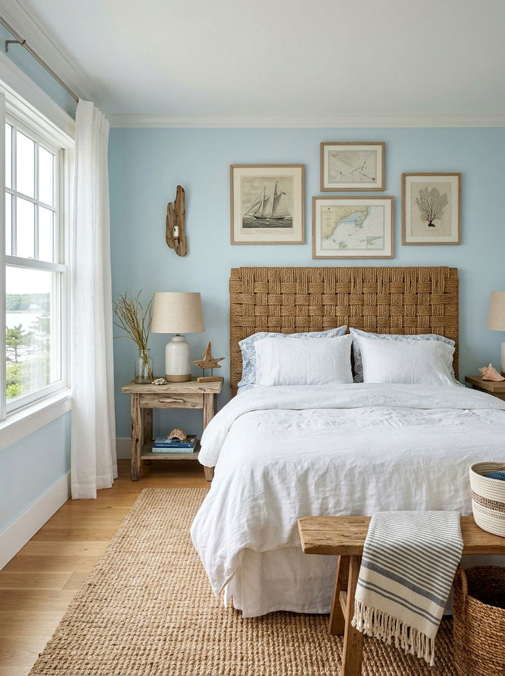 Rope Weave Headboard Bedroom - 30 bedroom DIY headboard ideas