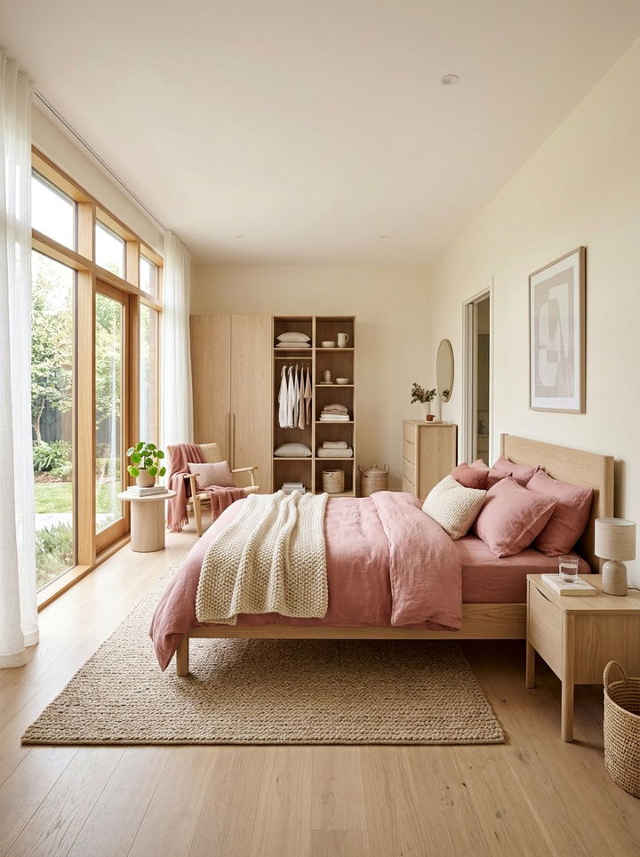 Rose And Cream Scandi Bedroom - 30 rose bedroom ideas