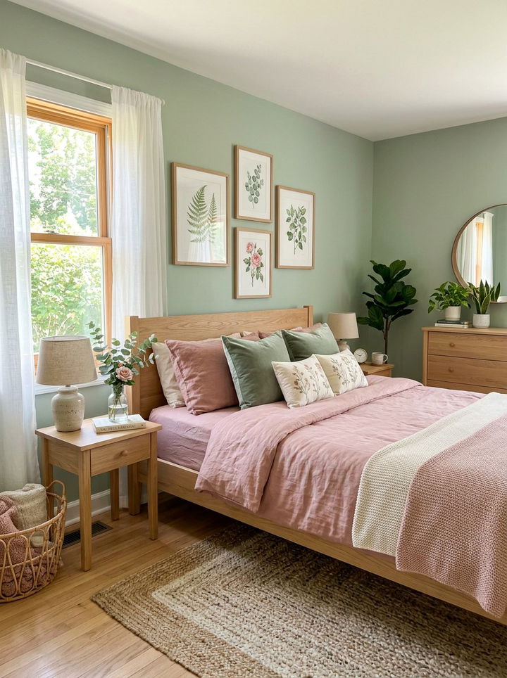 Rose And Sage Green Bedroom - 30 rose bedroom ideas