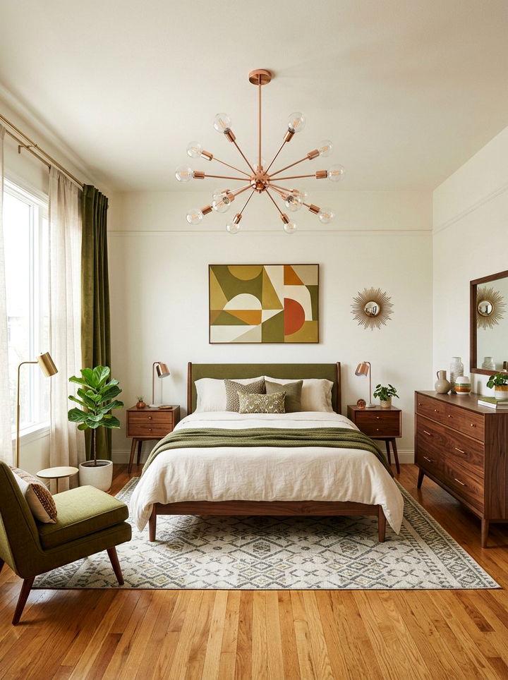 Rose Gold Mid Century Modern Bedroom - 30 rose gold bedroom ideas