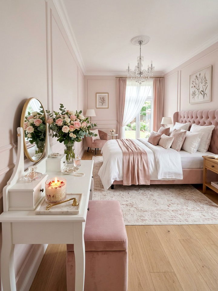 Rose Petal Candle - 30 bedroom scented candles