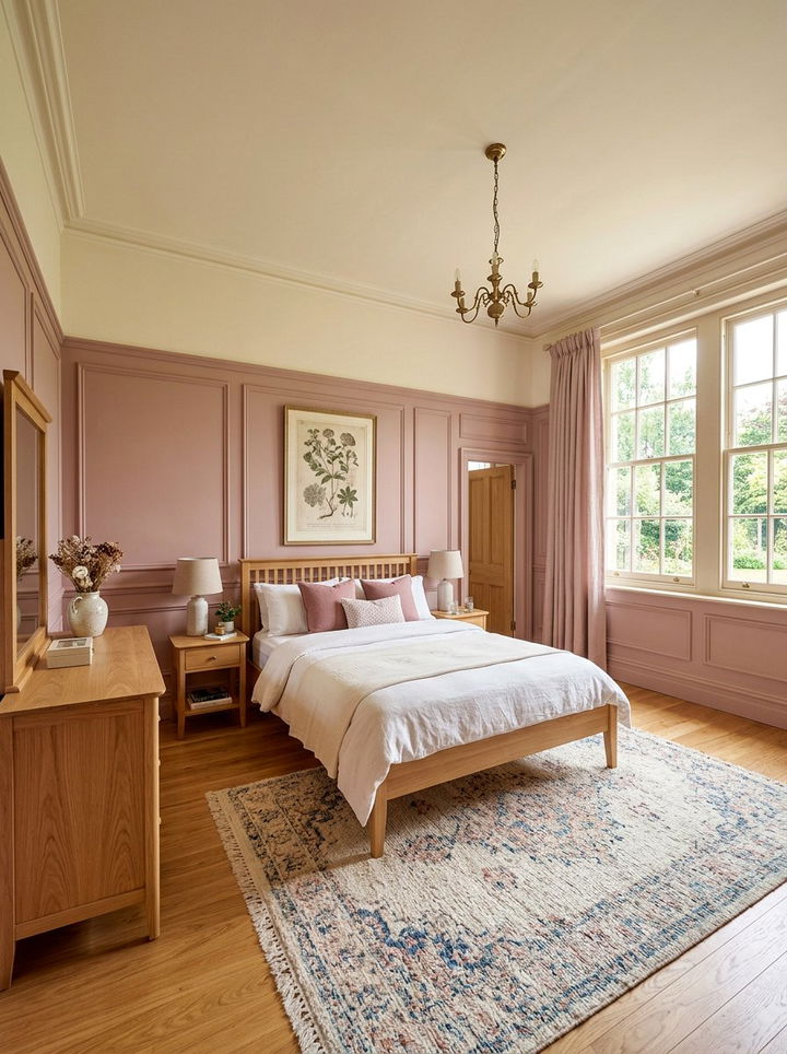 Rose Wood Panel Bedroom - 30 rose bedroom ideas