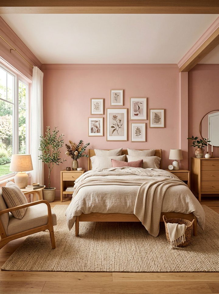 Rose pink and beige bedroomExact - 30 rose pink bedroom ideas
