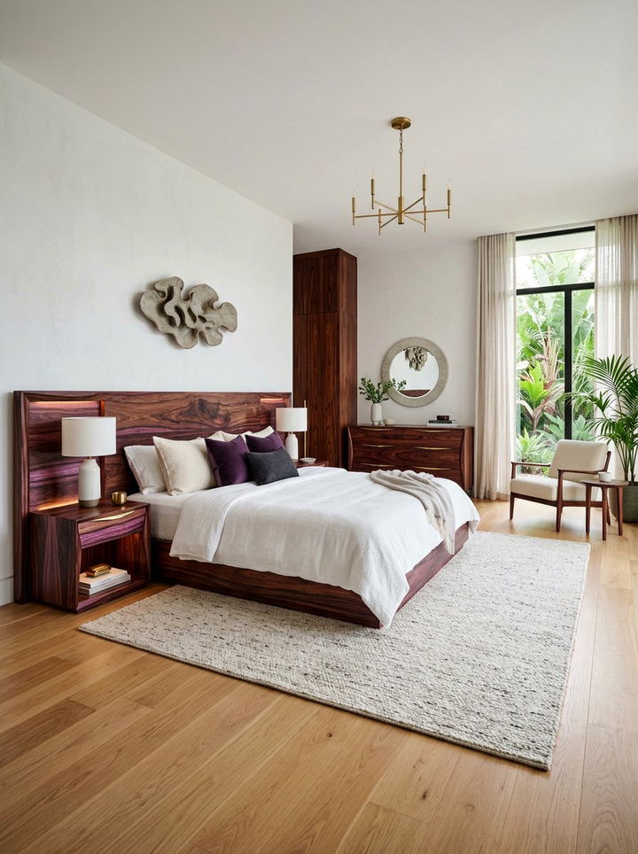 Rosewood White Bedroom - 30 white and wood bedroom color combo