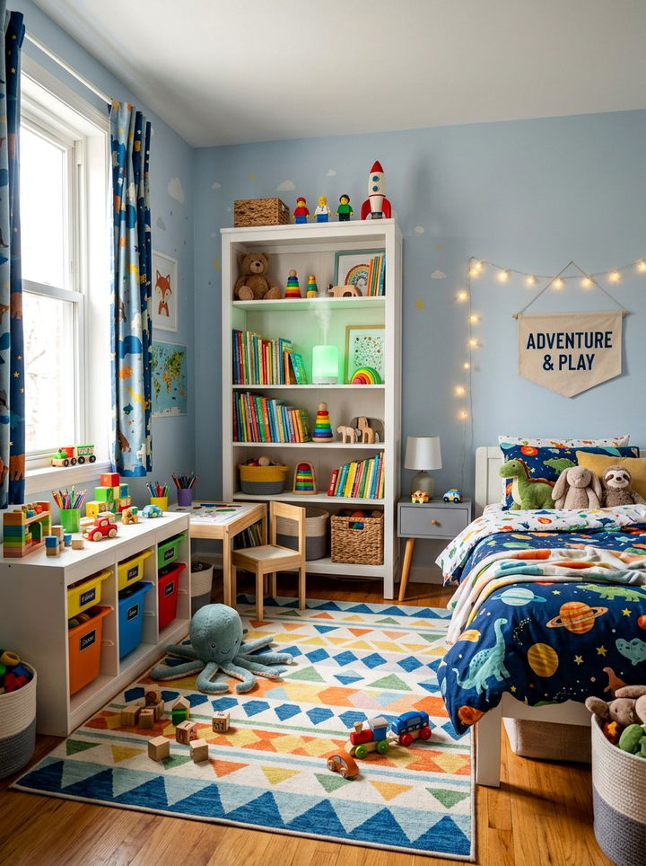 Rotating Color Changing Diffuser - 30 bedroom essential oil diffusers