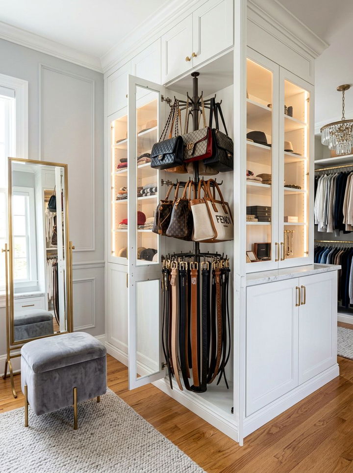 Rotating Hook Hangers - 30 bedroom space saving hangers