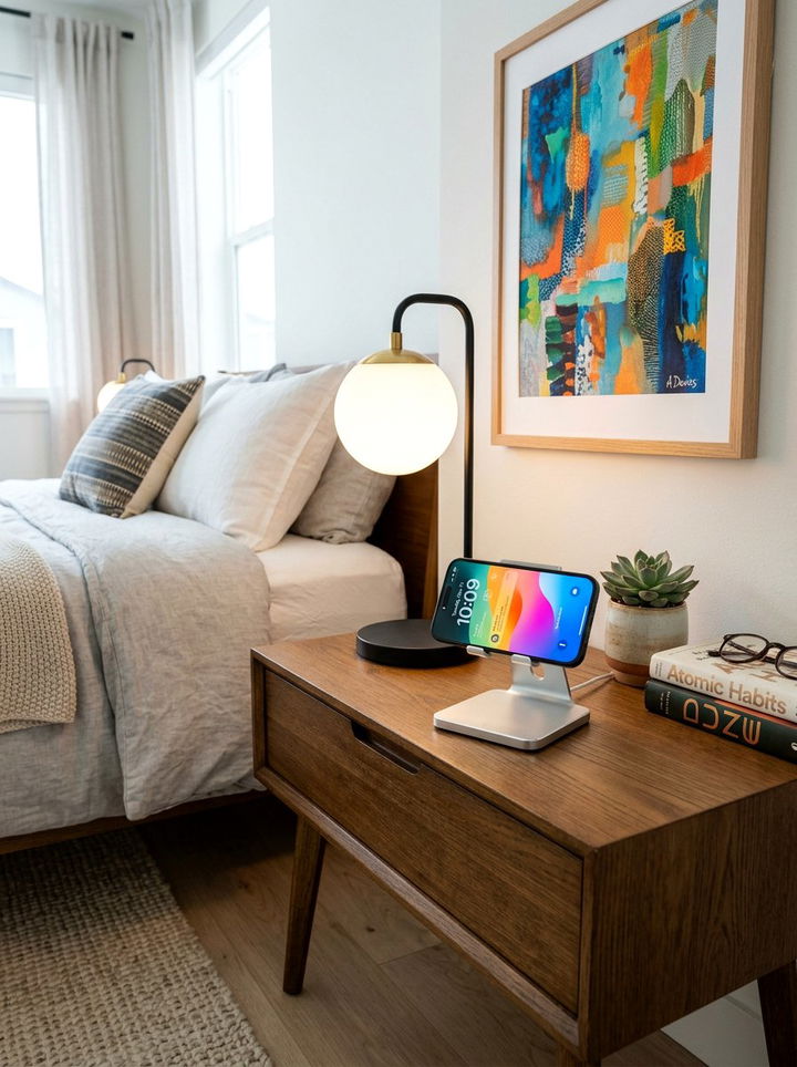30 Clever Bedroom Phone Chargers for a Clutter-Free Night