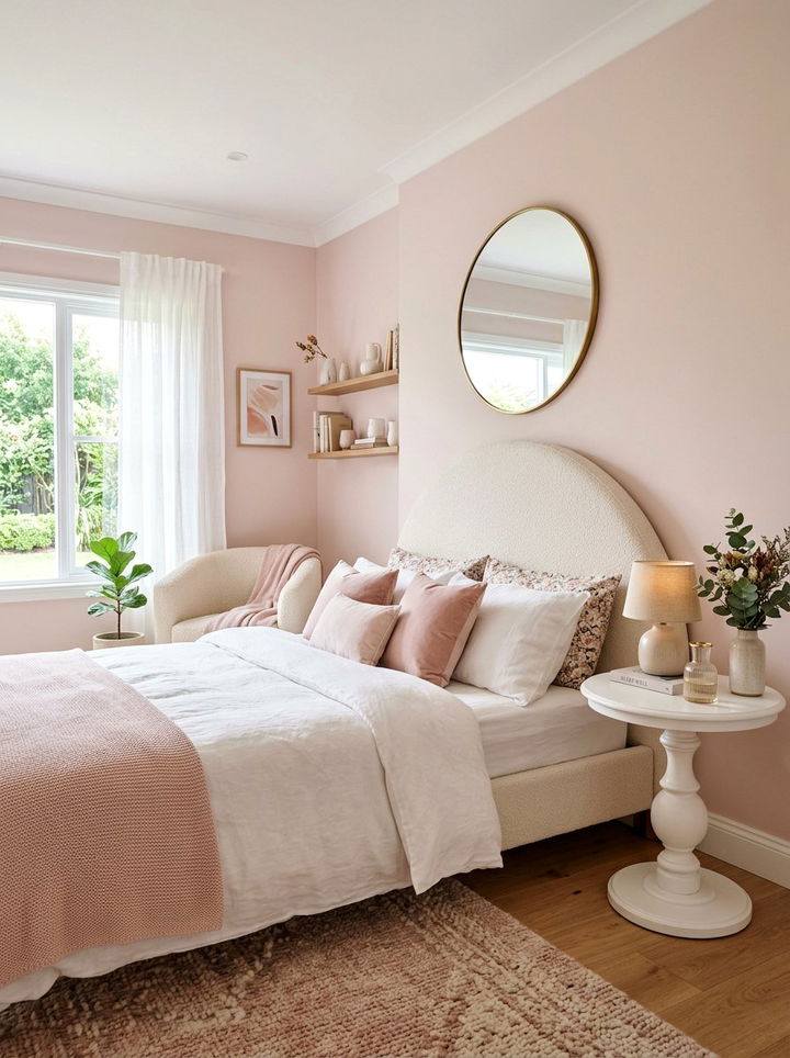 Round Nightstand - 30 bedroom nightstands