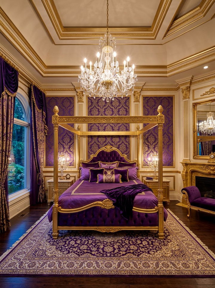Royal Purple Bedroom - 30 bedroom purple walls