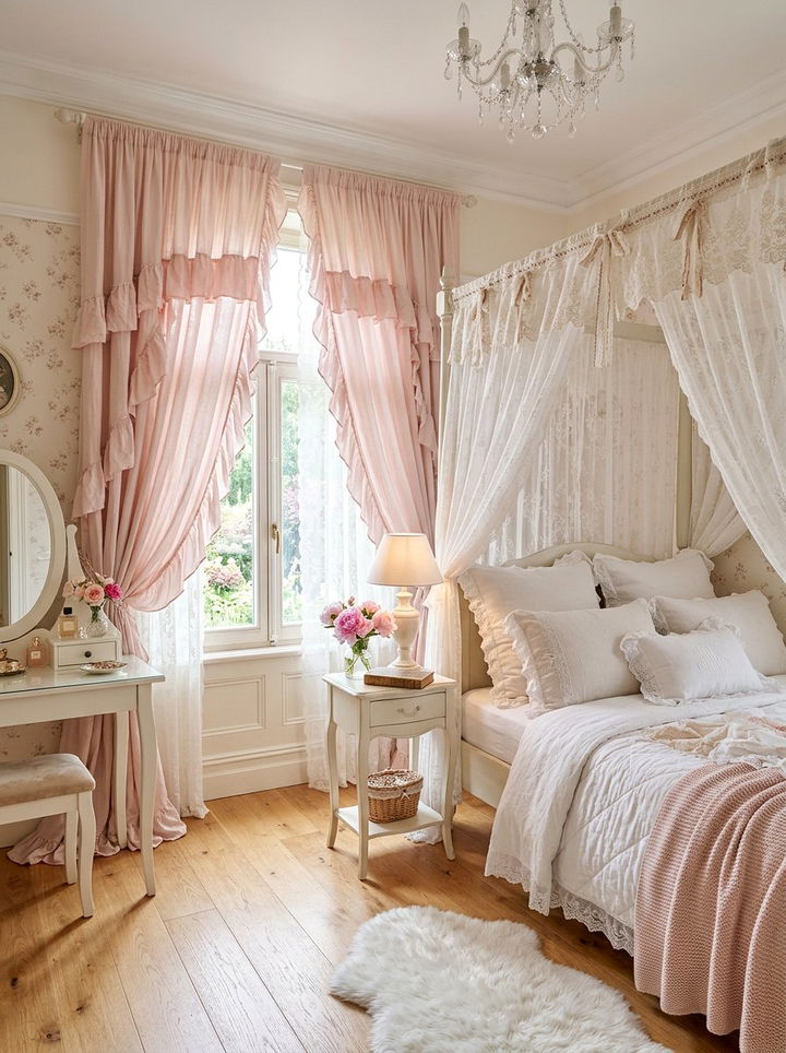 Ruffle Curtains - 30 bedroom curtains