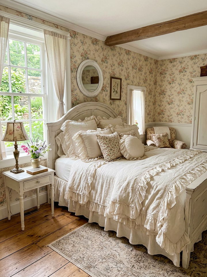 Ruffled Farmhouse Bedding - 30 bedroom bedding sets